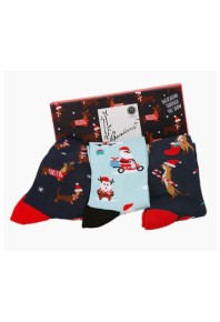 bamboozld Mens Dashing Santa Gift Box 3pk 